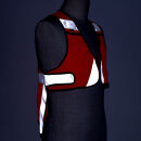 R250&nbsp;サイクル反射ベスト&nbsp;&nbsp;ポケット付きロング&nbsp;フリーサイズ&nbsp;&nbsp;ネオンオレンジ