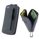 R250&nbsp;防水スマートライドポーチ&nbsp;&nbsp;スーパーDX2&nbsp;グレー&nbsp;W小銭入れ