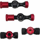 R250&nbsp;プリセット型CO2インフレーター&nbsp;&nbsp;ブラック/レッド&nbsp;空気圧計付&nbsp;仏式