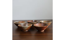 【信楽焼&nbsp;土の子窯皆川陶房】飯碗&nbsp;穴窯焼成