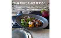 【信楽焼・明山】リムオーバル皿&nbsp;L（とび茶）s18-di19-A3