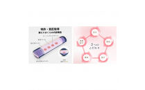 【特許・意匠取得／日本製】寝返りが整体になる《願えりまくらＬ(ロング)》ピンクベージュ