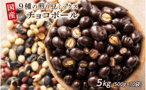 9種の煎豆ミックスチョコボール&nbsp;5kg(500g×10袋)