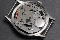 JIOS OMI 日本製 クラシックスタイル クオーツ腕時計 メンズ レディース ウォッチ ユニセックス 男女兼用 Made in Shiga スモールセコンド ゴールド×ベージュ 栃木レザー NATOベルト （ブラウン）