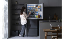 冷凍冷蔵庫&nbsp;370L&nbsp;自動製氷機能付&nbsp;IRSN-I37A-B&nbsp;ブラック