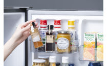 冷凍冷蔵庫&nbsp;370L&nbsp;自動製氷機能付&nbsp;IRSN-I37A-B&nbsp;ブラック