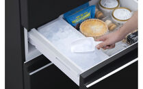 冷凍冷蔵庫&nbsp;370L&nbsp;自動製氷機能付&nbsp;IRSN-I37A-B&nbsp;ブラック