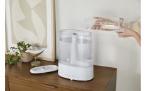 上給水超音波ハイブリッド加湿器 AHM-HUT55A-W ホワイト
