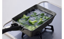 ダイヤモンドコートパン<br>
マルチエッグパン入り１２点セット　ＩＨガス火対応　&nbsp;MEGI-12S&nbsp;ブラウンメタリック