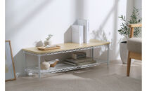 カラーメタルラック　ローボード&nbsp;CML-10302&nbsp;ホワイト