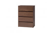 組立簡単ウッドチェスト&nbsp;KKWCｰ590&nbsp;ウォールナット