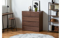 組立簡単ウッドチェスト&nbsp;KKWCｰ790&nbsp;ウォールナット