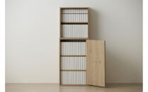 隠せる本棚&nbsp;HKH-400&nbsp;ナチュラル/ブラック