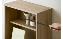 隠せる本棚&nbsp;HKH-400&nbsp;ナチュラル/ブラック