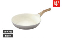 ナチュかるフライパン２８cm　ＩＨ・ガス火対応&nbsp;NTL-F28PG&nbsp;パールグレー×アイボリー
