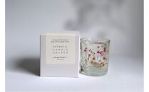 ロスフラワーで作る、かすみ草のキャンドルホルダー　【ピンク＆イエロー】