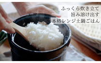 【2個セット】伊賀焼 レンジ炊飯土鍋　伊賀ノ匠2個セット　IG21