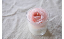 リアルなお花のキャンドル　『ROSE』(ローズの香り)