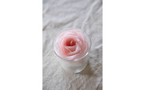 リアルなお花のキャンドル　『ROSE』(ローズの香り)