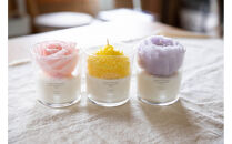 リアルなお花のキャンドル　『ROSE』(無香料)