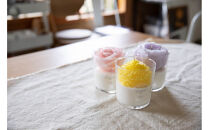 リアルなお花のキャンドル　『ぽんぽん菊』(無香料)