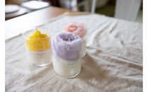 リアルなお花のキャンドル　『芍薬』(無香料)