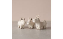 【信楽焼・明山】干支置物「迎春うま」トリオセット　eto26-02