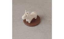 【信楽焼・明山】干支置物「仔うま(大)」単品　eto26-05