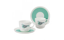 ナルミ&nbsp;アンナエミリア&nbsp;カップ&ソーサー(とり)&nbsp;220cc&nbsp;2人用&nbsp;96697-23167P