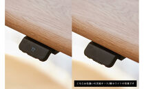 【幅180cm&nbsp;奥行80cm&nbsp;厚み3cm】【ウォールナット】【配線トレー付】【ミニシェルフ付】電動昇降デスク&nbsp;無垢材&nbsp;パソコンデスク&nbsp;WAAKstandingPro