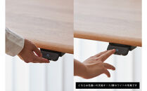 【幅180cm 奥行80cm 厚み3cm】【ウォールナット】【配線トレー付】【シェルフ付】 電動昇降デスク 無垢材 パソコンデスク WAAKstandingPro