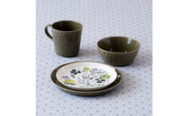 ナルミ アンナエミリア マグカップ(フォレストグリーン) 350cc 41790-6397