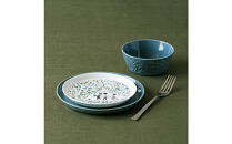 ナルミ アンナエミリア プレート(ブルー) 19cm 41612-5949