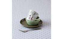 ナルミ アンナエミリア プレート(フォレストグリーン) 19cm 41790-5949