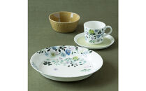 ナルミ アンナエミリア パスタプレート(クローバーガーデン) 24cm 51854-5721P