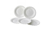 ナルミ&nbsp;ホニトン・レース&nbsp;プレート(ブライト)&nbsp;17cm&nbsp;5点セット&nbsp;51952-23177