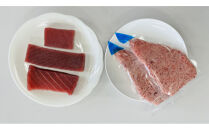 めばち堪能セット（とろたたき＆赤身）静岡市&nbsp;天然&nbsp;まぐろ&nbsp;トロ&nbsp;マグロ&nbsp;厳選&nbsp;海生水産&nbsp;海の幸■【配送不可：離島】