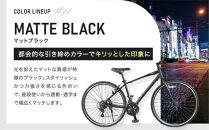 《12月中頃発送》完成品でお届け!ファインバイク クロス エフェクター タイヤサイズ700×32c(28インチ～相当) 14段変速 フレームサイズ420mm 2×7段変速 安全基準BAA付き｜京都 中川商会 自転車 人気［ 老舗 自転車メーカー シティサイクル 人気 おすすめ ツーリング サイクリング 通勤 通学 通販 送料無料 ふるさと納税 ］EFFECTOR-FBEF742【マットグレーGR】