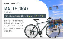 《12月中頃発送》完成品でお届け!ファインバイク クロス エフェクター タイヤサイズ700×32c(28インチ～相当) 14段変速 フレームサイズ480mm 2×7段変速 安全基準BAA付き｜京都 中川商会 人気［ 老舗 自転車メーカー シティサイクル 人気 おすすめ ツーリング サイクリング 通勤 通学 通販 送料無料 ふるさと納税 ］EFFECTOR-FBEF748【マットブラック BK】