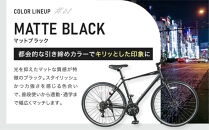 《12月中頃発送》完成品でお届け!ファインバイク クロス エフェクター タイヤサイズ700×32c(28インチ～相当) 14段変速 フレームサイズ480mm 2×7段変速 安全基準BAA付き｜京都 中川商会 自転車 人気［ 老舗 自転車メーカー シティサイクル 人気 おすすめ ツーリング サイクリング 通勤 通学 通販 送料無料 ふるさと納税 ］EFFECTOR-FBEF748【マットグレー GR】