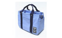 petit-KOGU&nbsp;（B5）水色/紺　2WAY&nbsp;[尾道&nbsp;帆布鞄&nbsp;彩工房]