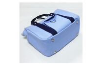 petit-KOGU&nbsp;（B5）水色/紺　2WAY&nbsp;[尾道&nbsp;帆布鞄&nbsp;彩工房]