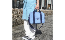 petit-KOGU&nbsp;（B5）水色/紺　2WAY&nbsp;[尾道&nbsp;帆布鞄&nbsp;彩工房]