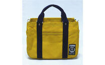 petit-KOGU&nbsp;（B5）からし/紺　2WAY&nbsp;［尾道&nbsp;帆布鞄&nbsp;彩工房］