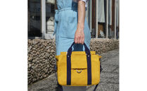 petit-KOGU&nbsp;（B5）からし/紺　2WAY&nbsp;［尾道&nbsp;帆布鞄&nbsp;彩工房］