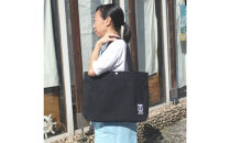 TR-B4肩掛けトート（Ｂ4対応）黒［尾道&nbsp;帆布鞄&nbsp;彩工房］