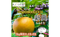 新興梨&nbsp;3kg箱詰め(鳥取県佐治町産)&nbsp;[あくつの梨]