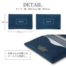 HIGHCAMP 本革名刺入れ カードケース ブラウン ギフトBOX付き