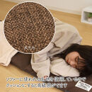 座布団がごろ寝クッションになるざぶとん収納袋&nbsp;ブラウン(BR)