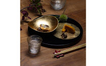 ドット&nbsp;トレイ墨S（永遠色）雑貨&nbsp;日用品&nbsp;高級&nbsp;アート&nbsp;プレゼント&nbsp;贈り物&nbsp;伝統&nbsp;工芸品&nbsp;和風&nbsp;日本製&nbsp;職人技&nbsp;手作り&nbsp;シンプルモダンデザイン&nbsp;おしゃれ&nbsp;石川&nbsp;金沢&nbsp;北陸&nbsp;復興支援&nbsp;復興応援